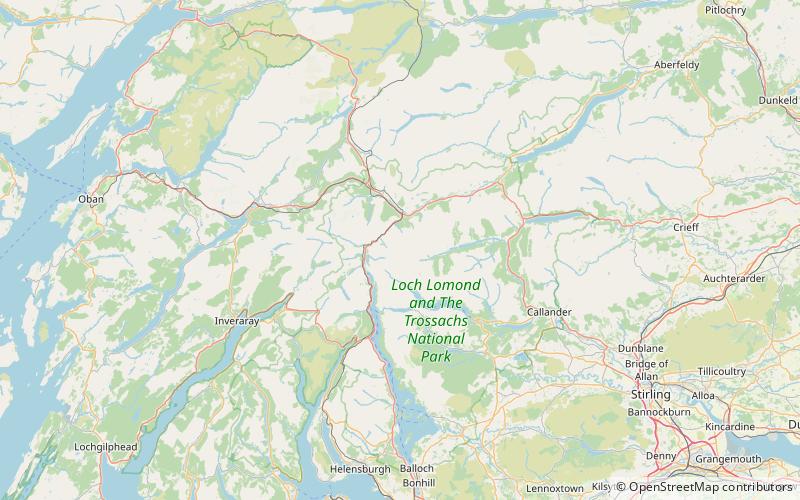 An Caisteal location map