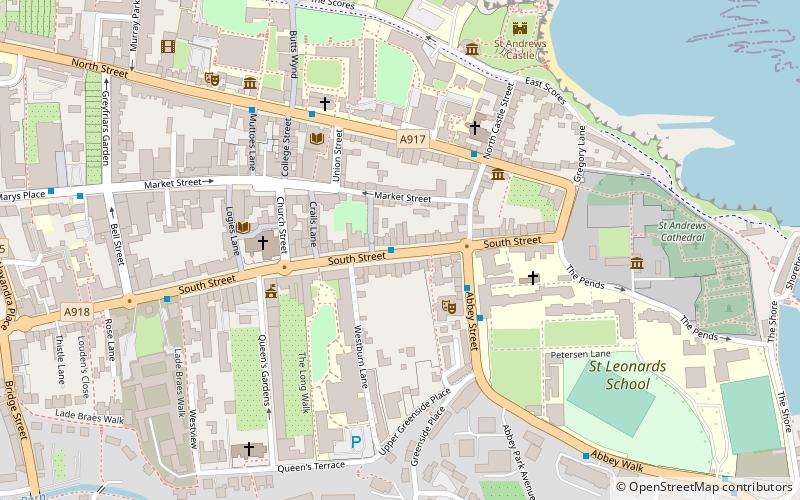 Fraser Gallery St Andrews location map