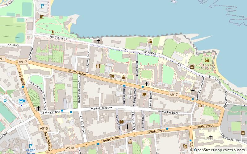 museum of the university of st andrews location map