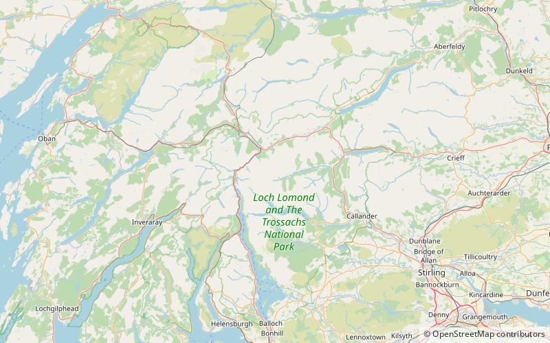 Beinn Tulaichean location map