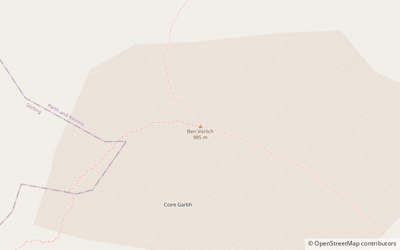 Ben Vorlich location map