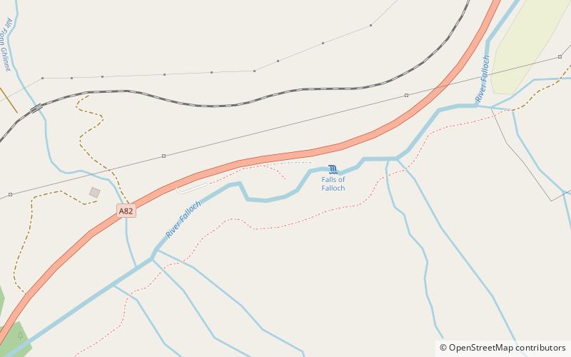 Falls of Falloch location map