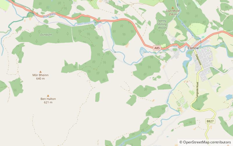 Aberuchill Castle location map