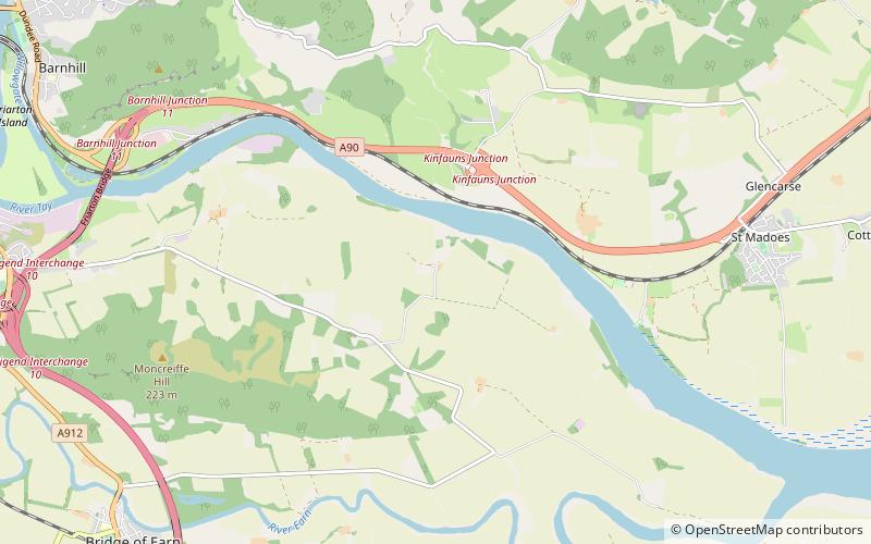 Elcho Castle location map