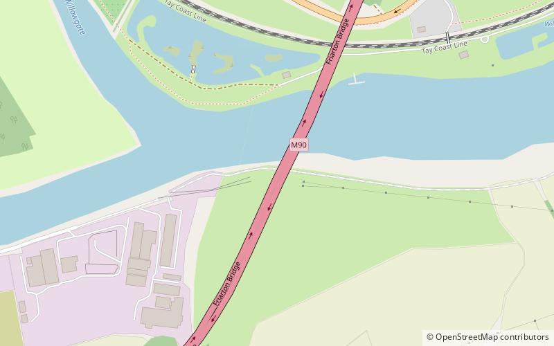 Friarton Bridge location map