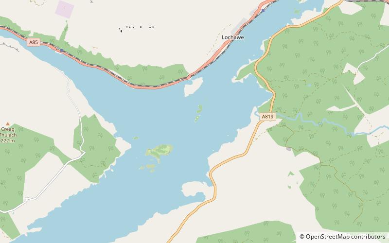 Fraoch Eilean location map