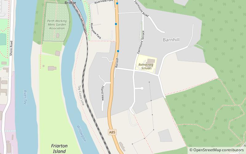 branklyn garden perth location map