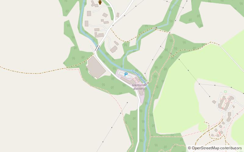 Glenturret distillery location map