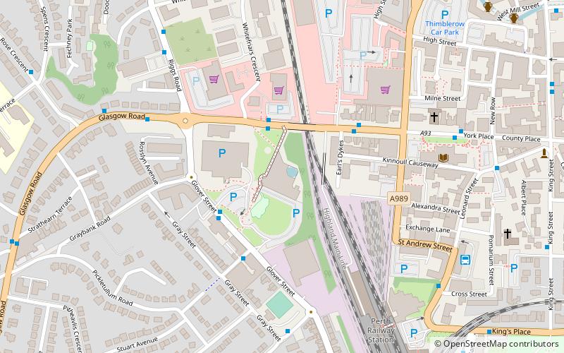 Perth Leisure Pool location map