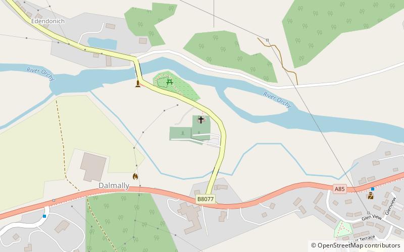 Glenorchy Parish Church location map
