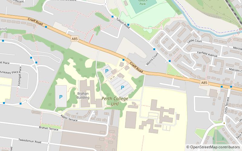 Perth College UHI location map