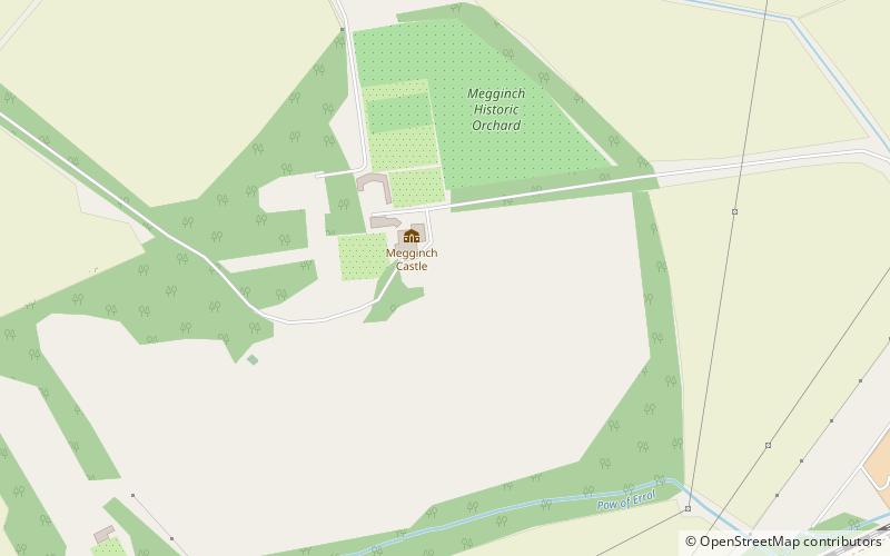 Megginch Castle location map