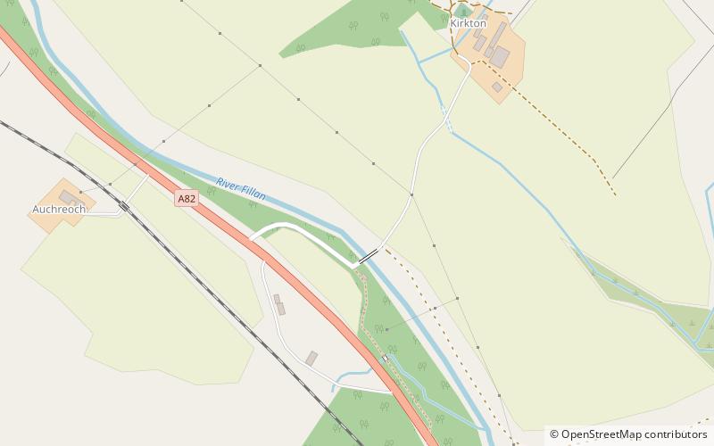 strath fillan parc national du loch lomond et des trossachs location map