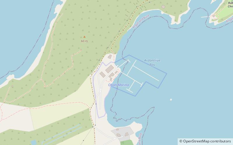 Oban Marina location map