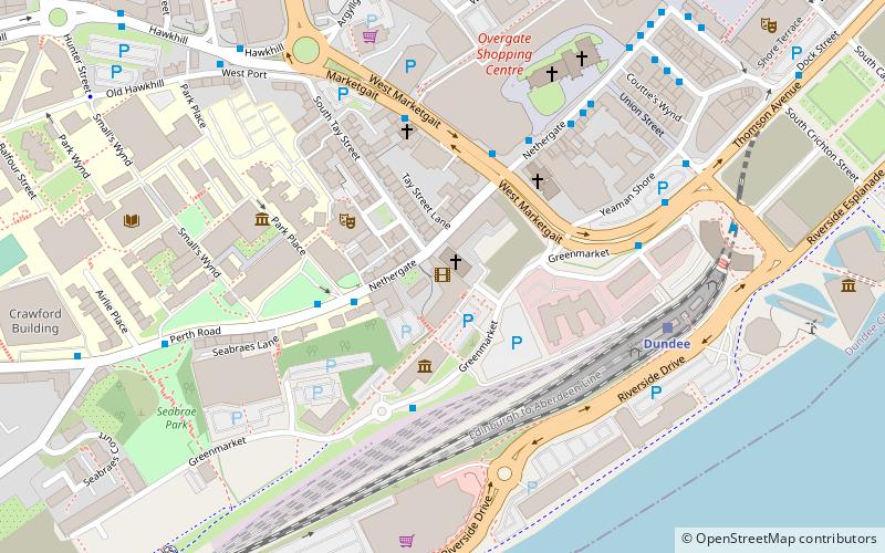 Dundee Contemporary Arts location map