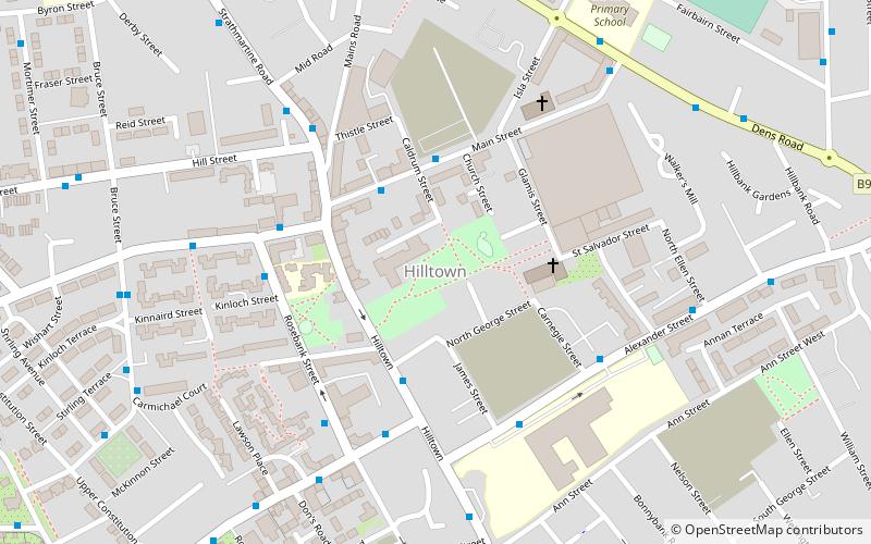Hilltown location map