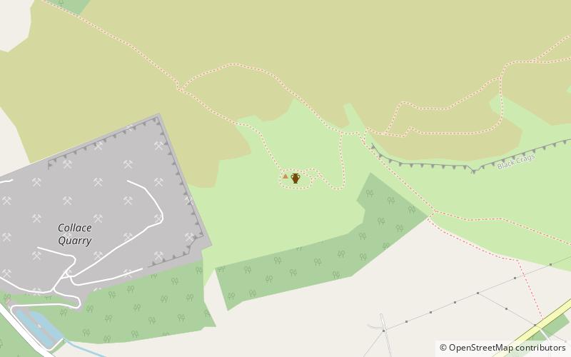 Dunsinane Hill location map