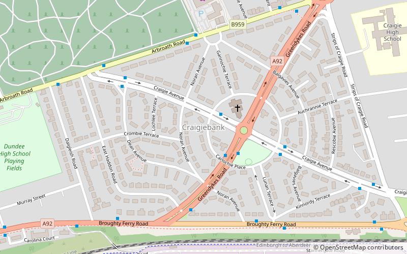Craigiebank location map