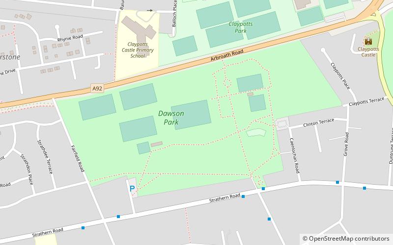 Dawson Park location map