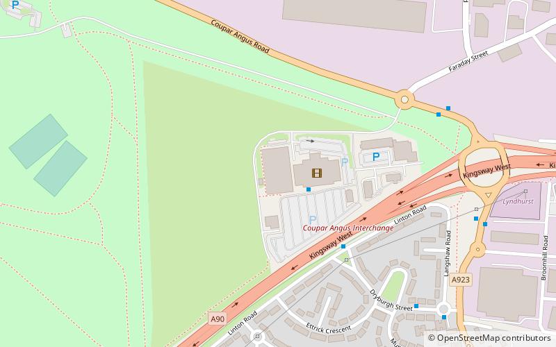 Dundee Ice Arena location map