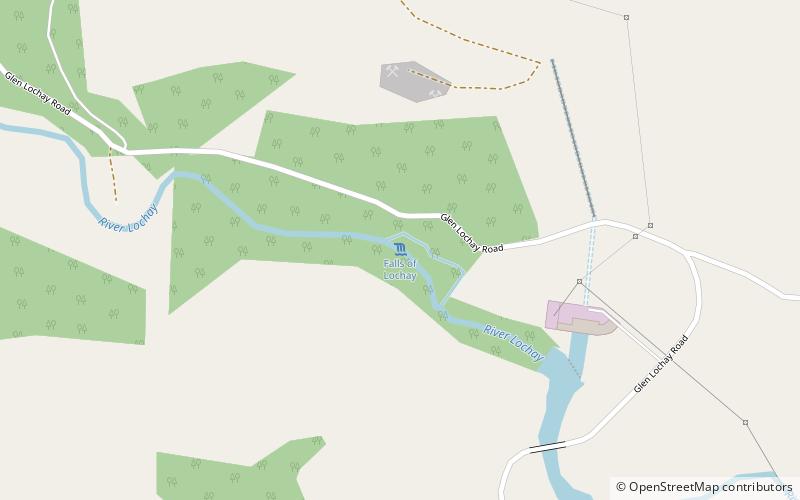 Falls of Lochay location map