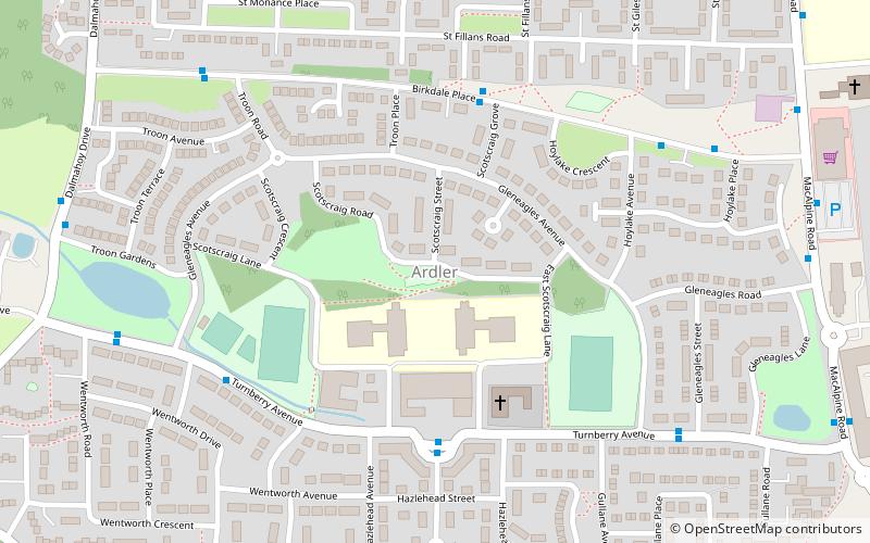 ardler dundee location map