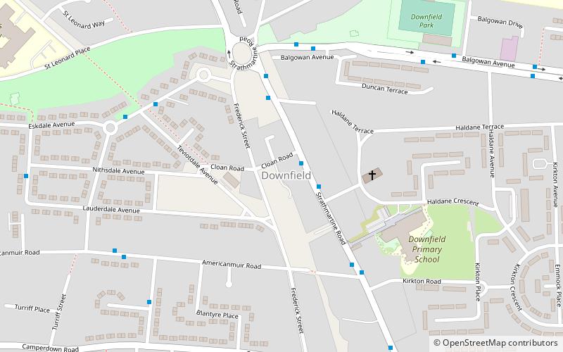 downfield dundee location map