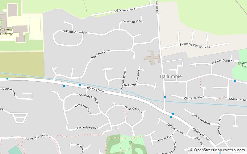 Ballumbie location map