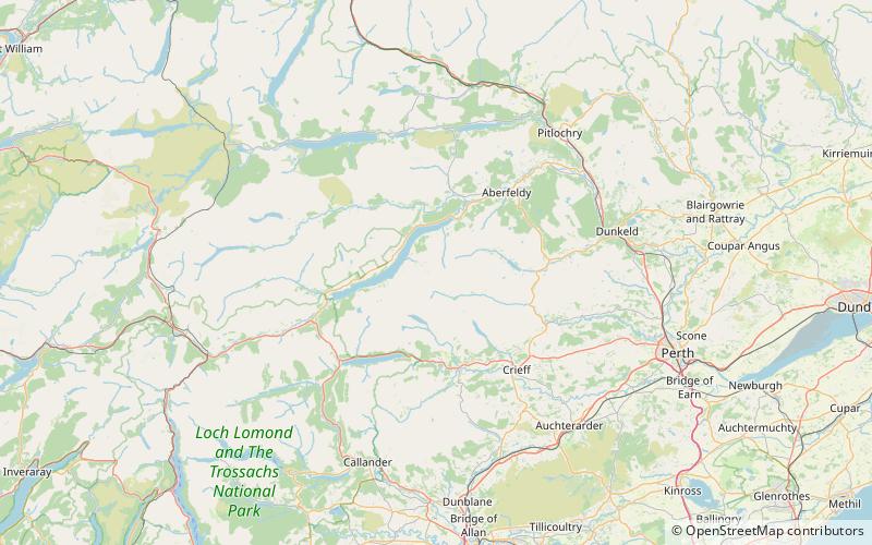 Creagan na Beinne location map