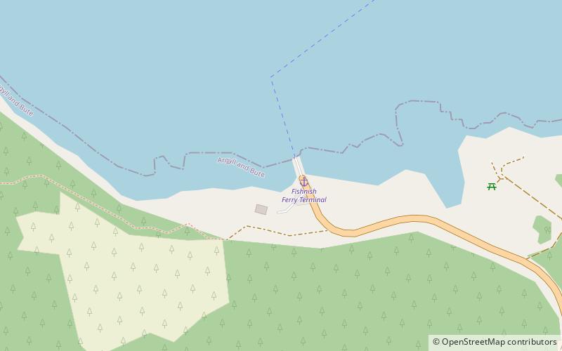 Fishnish location map