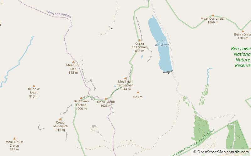Meall nan Tarmachan location map