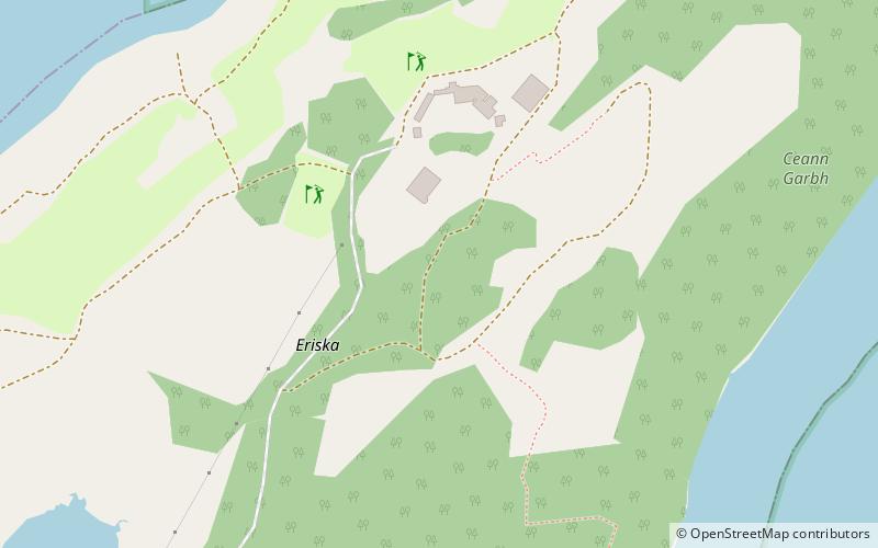 Eriska location map