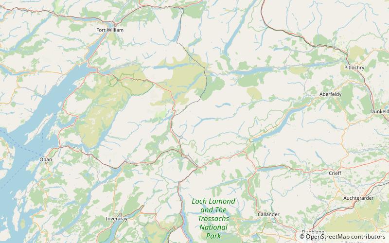 Beinn Mhanach location map