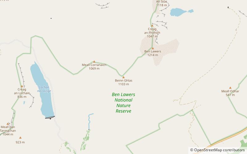 Beinn Ghlas location map