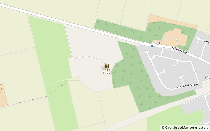 Affleck Castle location map
