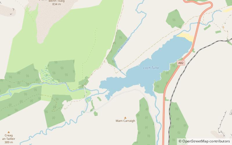 Black Mount location map