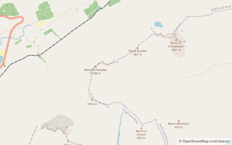 Beinn Achaladair location map
