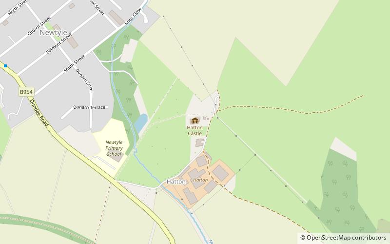 Hatton Castle location map