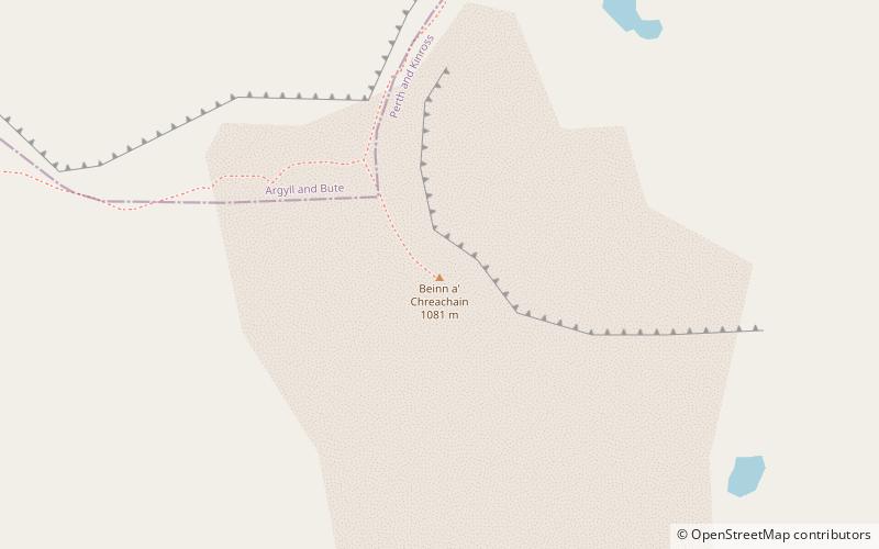 Beinn a' Chreachain location map