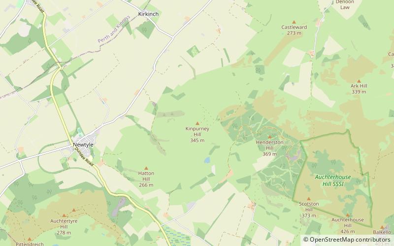 Kinpurnie Hill location map