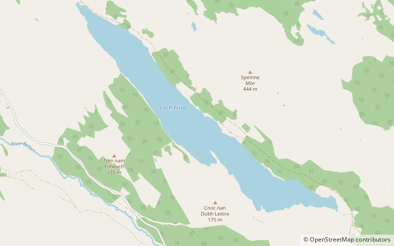 loch frisa ile de mull location map