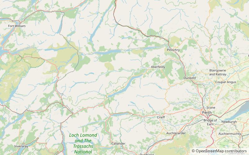 Meall Greigh location map