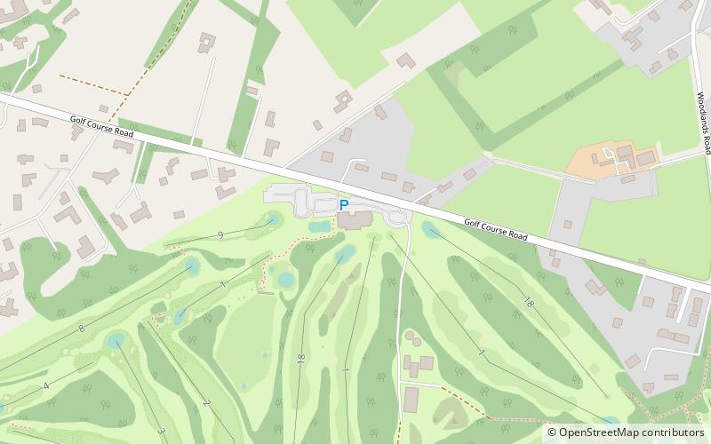 The Blairgowrie Golf Club location map