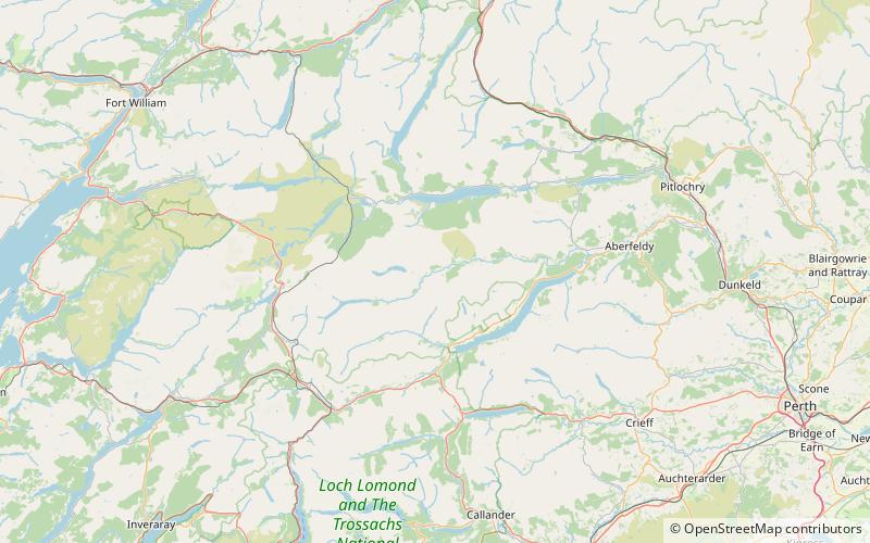 meggernie castle location map