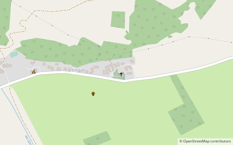 Tejo de Fortingall location map