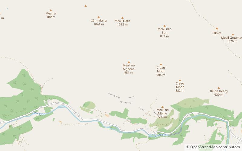 Càrn Mairg location map