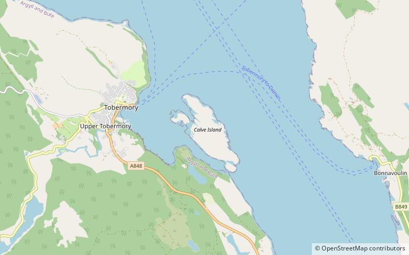 Calve Island location map
