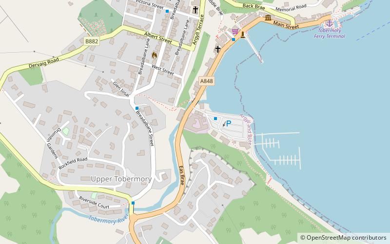 Tobermory location map