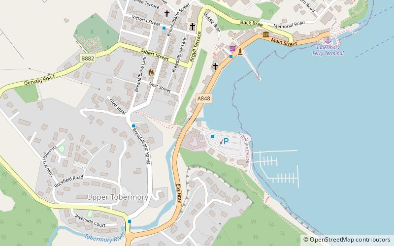 Tobermory location map