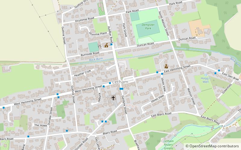 Letham Village Hall location map